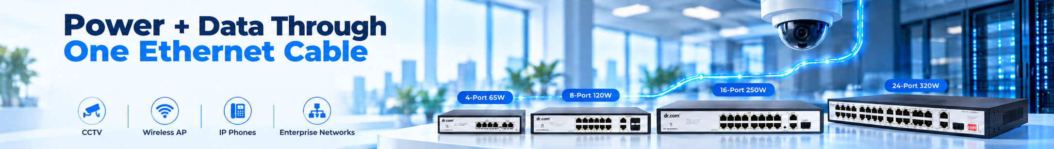 DRCOM PoE Switches