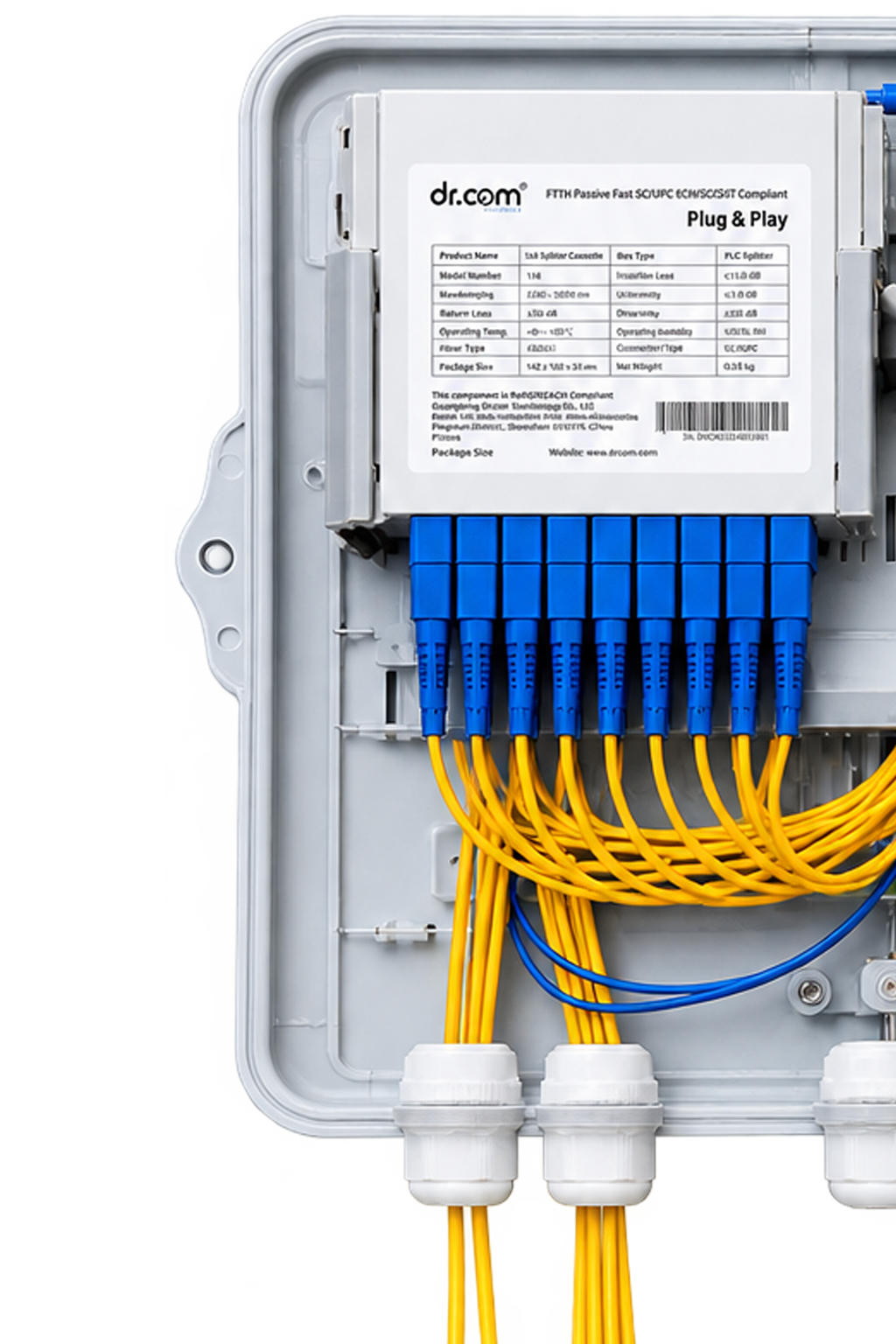 Fibre distribution box