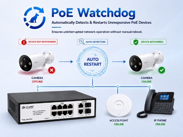 DR-COM PoE Switch