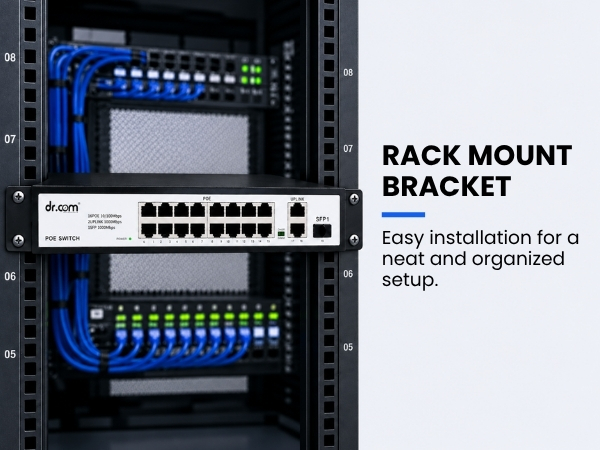 DR-COM PoE Switch