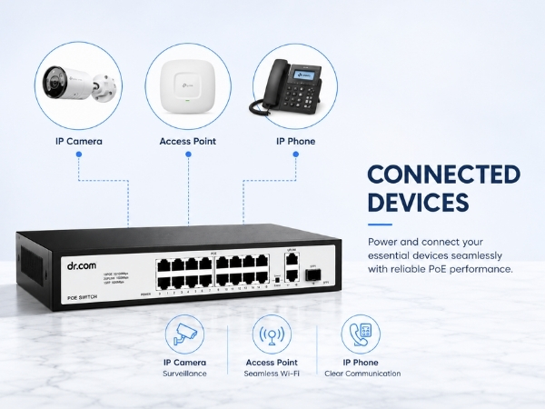 DR-COM PoE Switch
