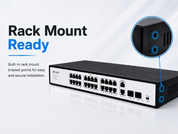 DR-COM PoE Switch