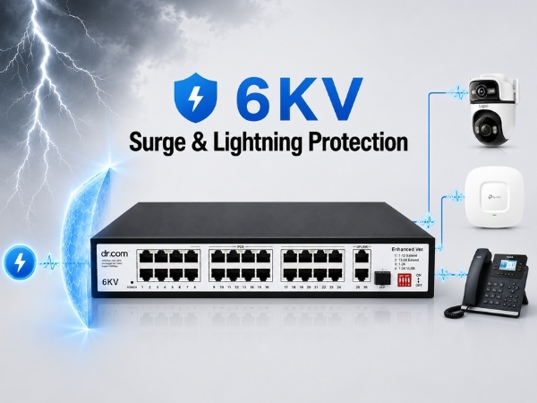 DR-COM PoE Switch