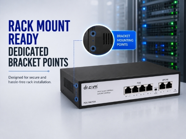 DR-COM PoE Switch