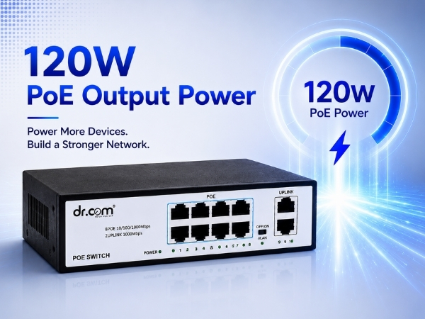 DR-COM PoE Switch